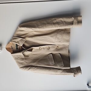 Vintage Lauren Ralph Lauren Silk Linen Button Up Jacket